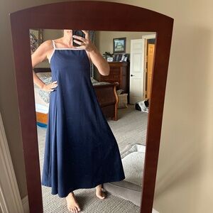 SHEIN Navy Blue Maxi Dress